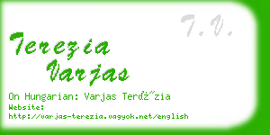 terezia varjas business card